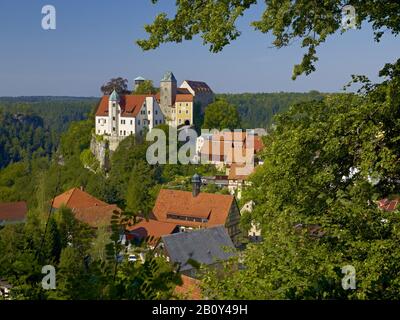 Hohnstein, Schweiz-Ost-Erzgebirge, Sachsen, Deutschland, Stockfoto