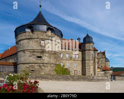 Festung Rosenberg, Kronach, Oberfranken, Bayern, Deutschland, Stockfoto