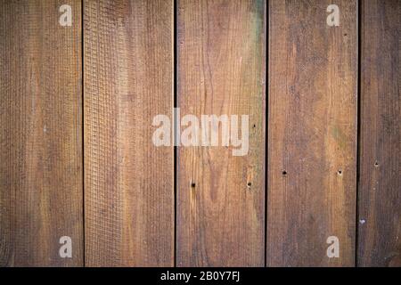 Eine Nahaufnahme der alten Holzbohlen mit Hintergrundtextur Stockfoto