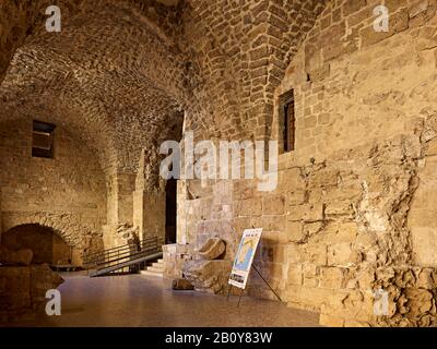 Zitadelle in Akko bei Haifa am Mittelmeer, Israel, Naher Osten, Stockfoto