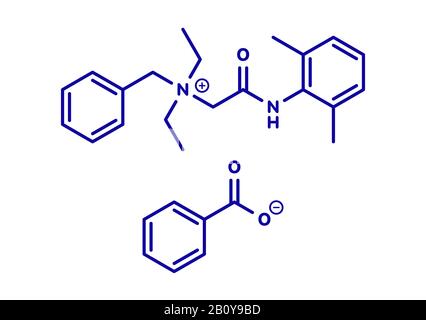 Denatonium benzoate Bittermittel, Abbildung Stockfoto