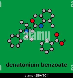 Denatonium benzoate Bittermittel, Abbildung Stockfoto