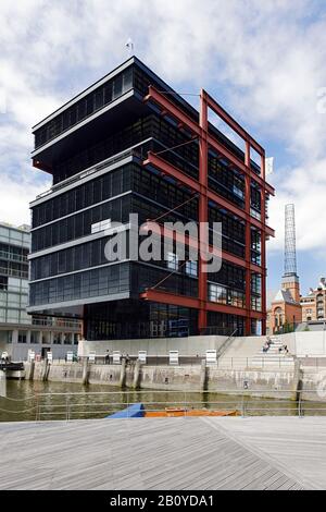 China Shipping Building, Am Sandtorkai, Hafencity, Bezirk Mitte, Hamburg, Deutschland, Stockfoto