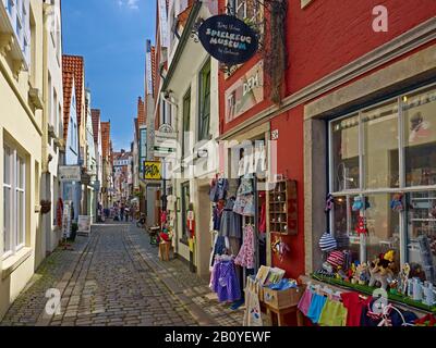 Häuser in Schnoor, Hansestadt Bremen, Bremen Deutschland, Stockfoto