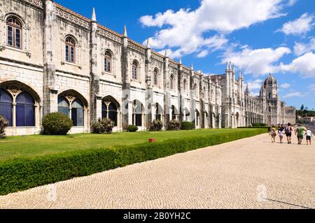 Kloster Hieronymite, Mosteiro dos Jerónimos, Lissabon, Portugal, Stockfoto