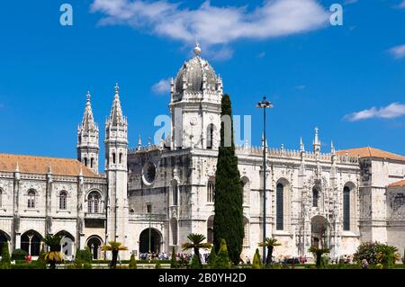 Kloster Hieronymite, Mosteiro dos Jerónimos, Lissabon, Portugal, Stockfoto