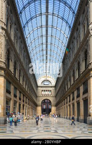 Galleria Umberto I, Neapel, Kampanien, Italien, Stockfoto