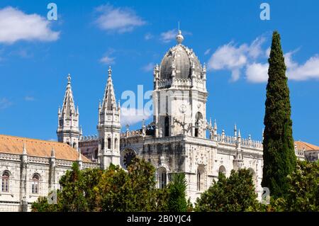 Kloster Hieronymite, Mosteiro dos Jerónimos, Lissabon, Portugal, Stockfoto