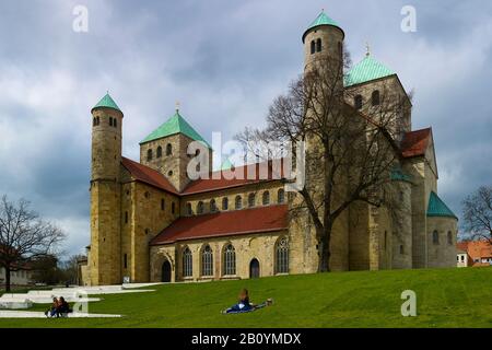 St.-Michael-Kirche in Hildesheim, Niedersachsen, Deutschland, Stockfoto