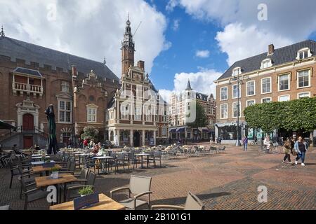 Rathaus am Grote Markt, Haarlem, Nordholland, Niederlande Stockfoto