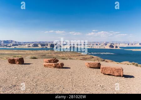 Lake Powell in Page, Arizona, USA Stockfoto