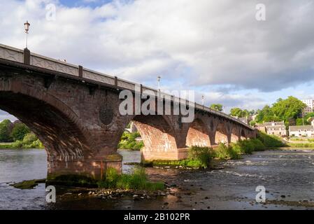 Die alte Brücke in Perth Perthshire Scotland UK Stockfoto