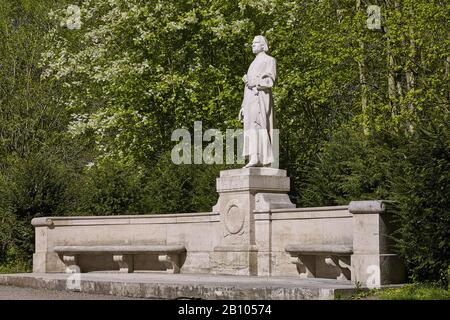 Franz-Liszt-Denkmal im Park an der Ilm, Weimar, Thüringen, Deutschland Stockfoto