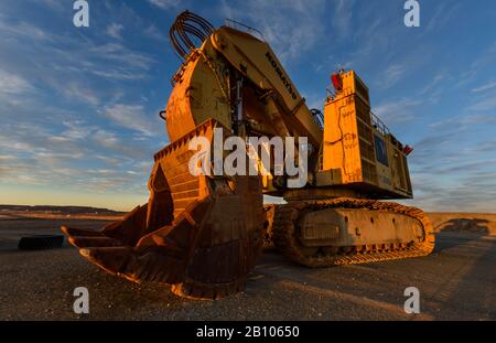 Bagger von einer Goldmine, Kalgoorlie, Westaustralien Stockfoto