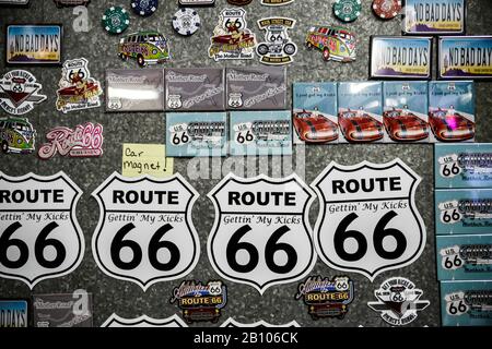 Souvenirs, Zettlers Store, Ash Fork, Arizona, historische Route 66, USA Stockfoto