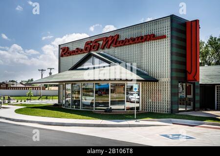 Route 66 Museum, historische Route 66, Clinton, Oklahoma, USA Stockfoto