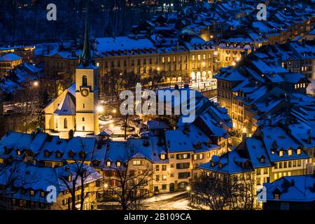 Nydeggkirche in der Altstadt von Bern, Bern, Schweiz Stockfoto