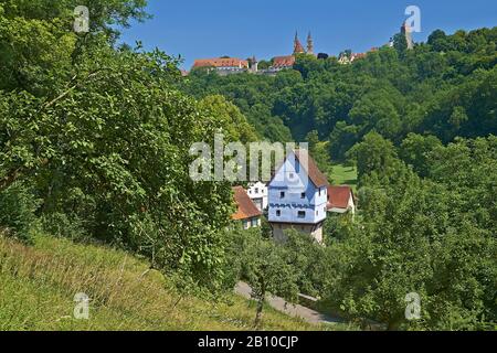 Topplerschlößchen in Rothenburg ob der Tauber, Mittelfranken, Bayern, Deutschland Stockfoto