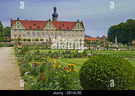 Schloss Weikersheim, Main-Tauber-Kreis, Baden-Württemberg, Deutschland Stockfoto