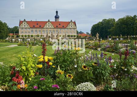 Schloss Weikersheim, Main-Tauber-Kreis, Baden-Württemberg, Deutschland Stockfoto