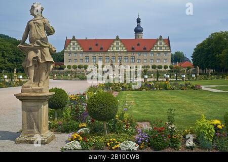 Schloss Weikersheim, Main-Tauber-Kreis, Baden-Württemberg, Deutschland Stockfoto