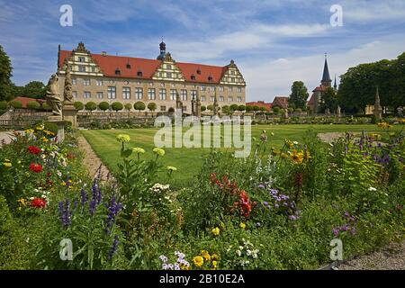 Schloss Weikersheim, Main-Tauber-Kreis, Baden-Württemberg, Deutschland Stockfoto