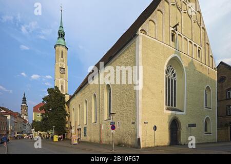 Dreifaltigkeitskirche am Obermarkt in Görlitzer, Sachsen, Deutschland Stockfoto