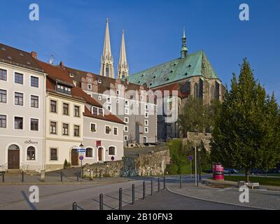 Kirche St. Peter und Paul und Waidhaus in Gehlitz, Sachsen, Deutschland Stockfoto