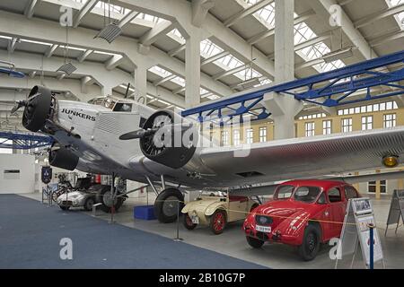 Technikmuseum Hugo Junkers in Dessau, Sachsen-Anhalt, Deutschland Stockfoto