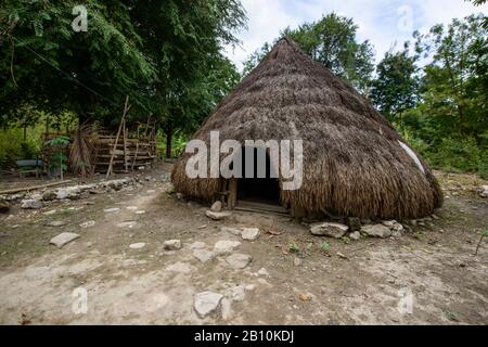UME Kebubu, typische Hütte aus Westtimor, Indonesien Stockfoto