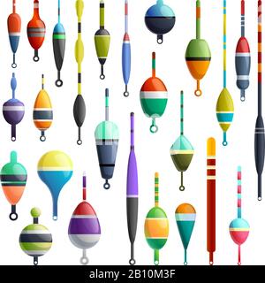 Obber-Symbole festgelegt. Cartoon-Satz von obberen Vektorsymbolen für das Webdesign Stock Vektor