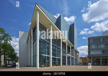 Georg Friedrich Händel Halle in Halle/Saale, Sachsen-Anhalt, Deutschland Stockfoto