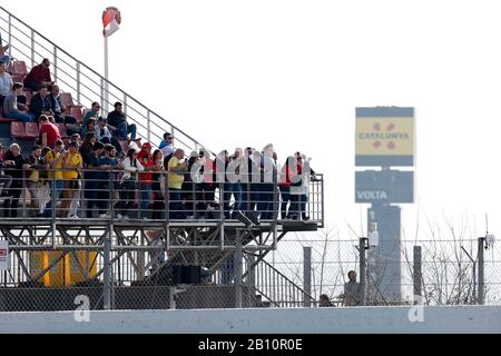 Barcelona, Spanien. Februar 2020. Motorsport: FIA-Formel-1-Weltmeisterschaft 2020, Preseason Testing in Barcelona, Fans weltweite Nutzung Credit: Dpa / Alamy Live News Stockfoto