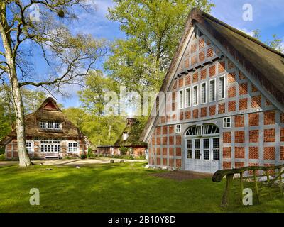 Haus im Schluh, Wohnhaus Martha Vogeler in Worpswede, Niedersachsen, Deutschland Stockfoto