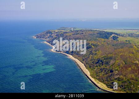 Leuchtturm auf der Insel Hiddensee, Rügen, Mecklenburg-Vorpommern, Deutschland Stockfoto