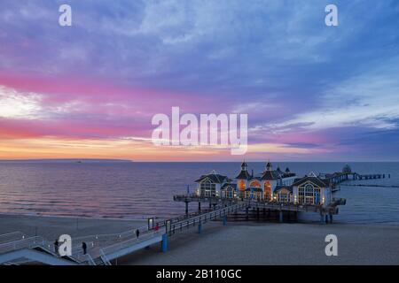 Pier in Sellin auf Rügen, Mecklenburg-Vorpommern, Deutschland Stockfoto