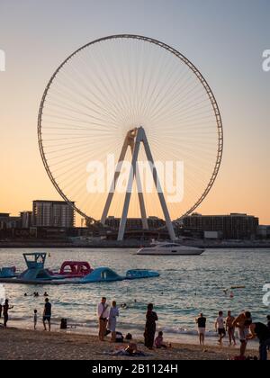 Dubai Marina, Vereinigte Arabische Emirate Stockfoto