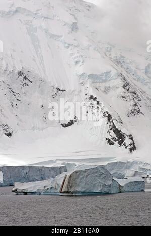 Landschaft Neumayer Kanal, Antarktis Stockfoto