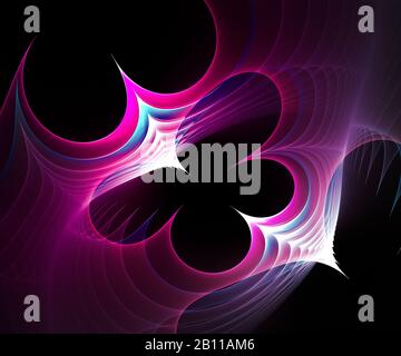 Ursprünglich wurde ein Computer-Fraktal-Bildmaterial für Designanforderungen erstellt Stockfoto