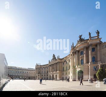 Fakultät für Rechtswissenschaft, Humboldt Universität, alte Bibliothek, Bebelplatz, Mitte, Berlin, Deutschland Stockfoto