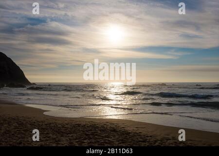 Strand Vale Dos Homens, Gemeinde Aljezur, Algarve, Portugal, Europa Stockfoto