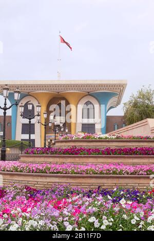 Al Alam Sultanspalast, Muscat, Oman Stockfoto