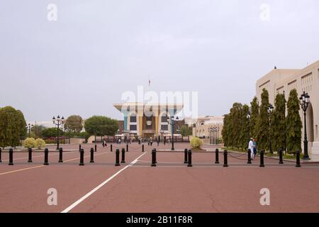 Al Alam Sultanspalast, Muscat, Oman Stockfoto