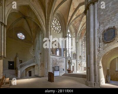 Chor der Klosterkirche, Kloster Pforta in Schulpforte, Bad Kösen, Sachsen-Anhalt, Deutschland Stockfoto