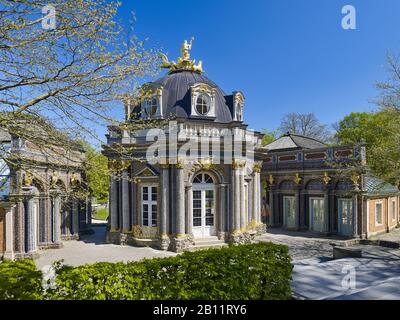 Sonnentempel in der Einsiedelei in Bayreuth, Oberfranken, Bayern, Deutschland Stockfoto