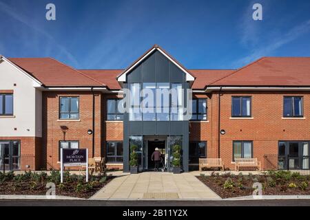 Mortain Place Care Home in Pevensey Bay Rd, Eastbourne BN23 6JF Stockfoto