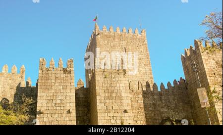 Schloss Guimaraes, Guimaraes, Portugal Stockfoto