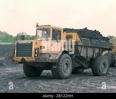 Opencast Mining 1993, West Yorkshire, Nordengland, Großbritannien Stockfoto