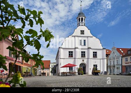 Altes Rathaus in Wolgast, Mecklenburg-Vorpommern, Deutschland Stockfoto