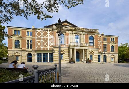 Richard Wagner Festspielhaus in Bayreuth, Oberfranken, Bayern, Deutschland Stockfoto